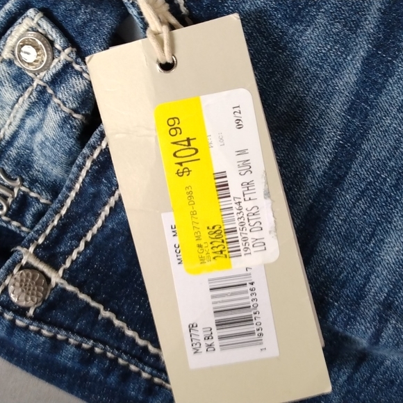Miss me jeans size 29 bootcut inseam 34mid-rise - Picture 5 of 7